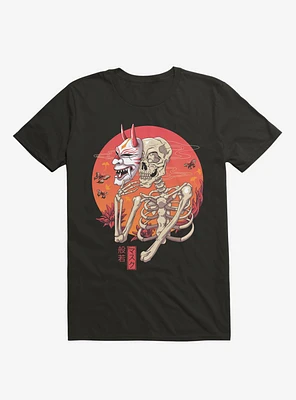 Hannya Yokai Mask Black T-Shirt