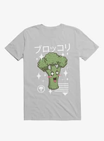 Kawaii Broccoli Ice Grey T-Shirt