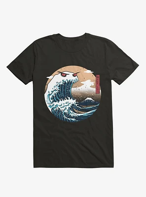 The Great Monster Off Kanagawa Black T-Shirt