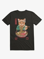 Neko Ramen Black T-Shirt