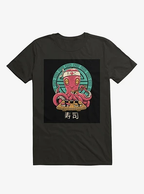Octo Sushi Bar Black T-Shirt