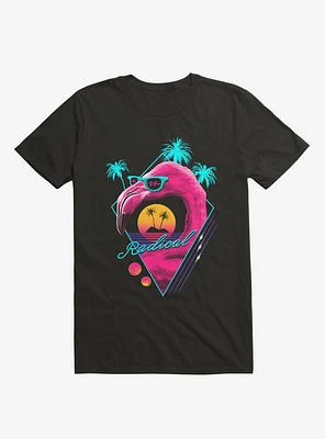 Rad Flamingo Black T-Shirt
