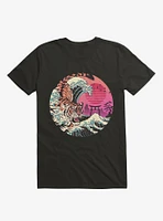 Rad Tiger Wave Black T-Shirt