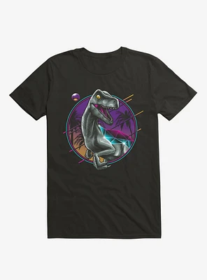 Rad Velociraptor Black T-Shirt