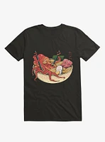 Tako Octopus Ramen Black T-Shirt