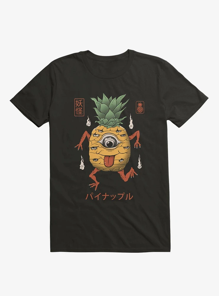 Yokai Pineapple Black T-Shirt