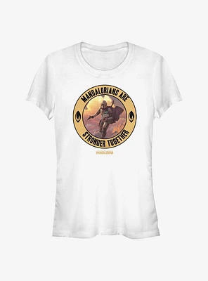 Star Wars The Mandalorian Stronger Together Girls T-Shirt