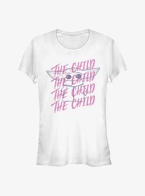 Star Wars The Mandalorian Child Overlap Girls T-Shirt