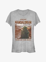 Star Wars The Mandalorian Child Render Art Girls T-Shirt