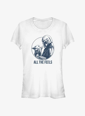 Star Wars The Mandalorian Feels Girls T-Shirt