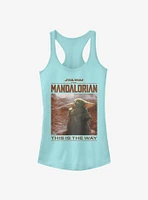 Star Wars The Mandalorian Child Render Art Girls Tank