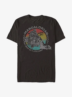 Star Wars The Mandalorian Hang On! T-Shirt