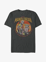 Star Wars The Mandalorian Mando Sunset T-Shirt