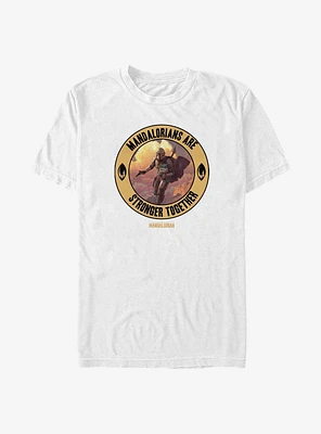 Star Wars The Mandalorian Stronger Together T-Shirt