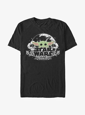 Star Wars The Mandalorian Child Floral T-Shirt