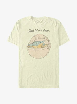 Star Wars The Mandalorian Child Let Me Sleep T-Shirt