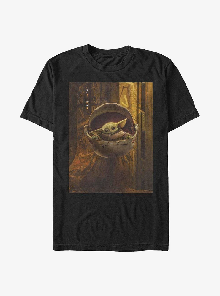 Star Wars The Mandalorian Child Poster T-Shirt