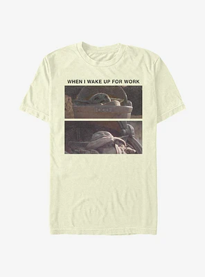 Star Wars The Mandalorian Child Work Meme T-Shirt