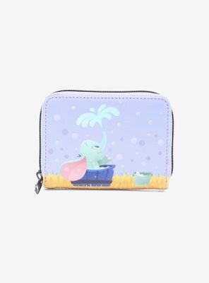 Loungefly Dumbo Bath Time Mini Zipper Wallet