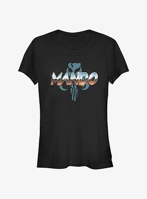 Star Wars The Mandalorian Mando Chrome Girls T-Shirt