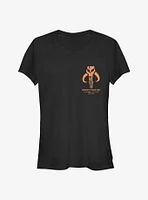 Star Wars The Mandalorian Mandalore Badge Girls T-Shirt