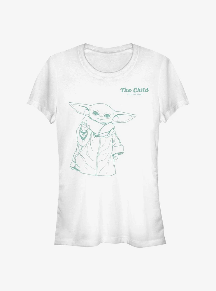 Star Wars The Mandalorian Playful Child Girls T-Shirt