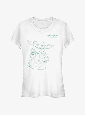Star Wars The Mandalorian Playful Child Girls T-Shirt