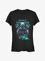 Star Wars The Mandalorian Shoot Them Down Girls T-Shirt