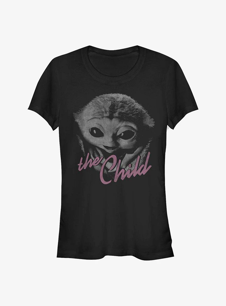 Star Wars The Mandalorian Child Faded Girls T-Shirt