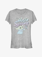 Star Wars The Mandalorian Child Hello Spring Girls T-Shirt