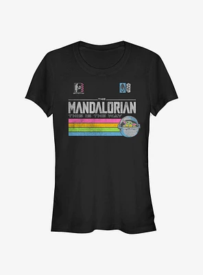 Star Wars The Mandalorian Child Stripes Girls T-Shirt