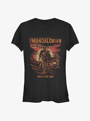 Star Wars The Mandalorian Good Bad Mando Girls T-Shirt