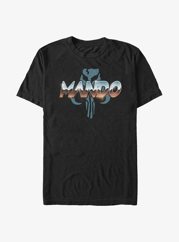 Star Wars The Mandalorian Mando Chrome T-Shirt