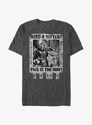 Star Wars The Mandalorian Sitter For Hire T-Shirt