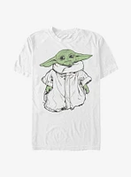 Star Wars The Mandalorian Child Drawing T-Shirt