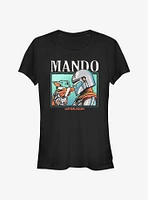 Star Wars The Mandalorian Child Found You Girls T-Shirt