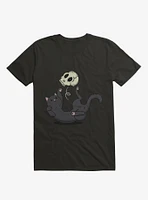 Skull Black Cat T-Shirt