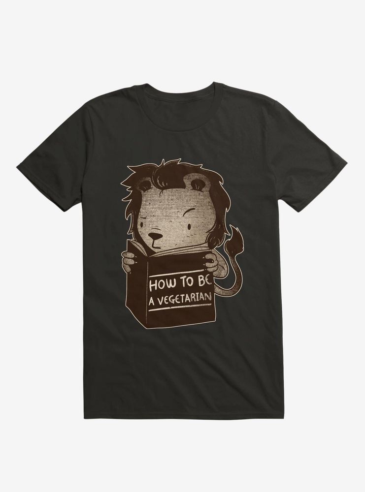 Lion Book How To Be Vegetarian T-Shirt