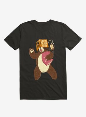 How to Sleep Less Book Brown T-Shirt