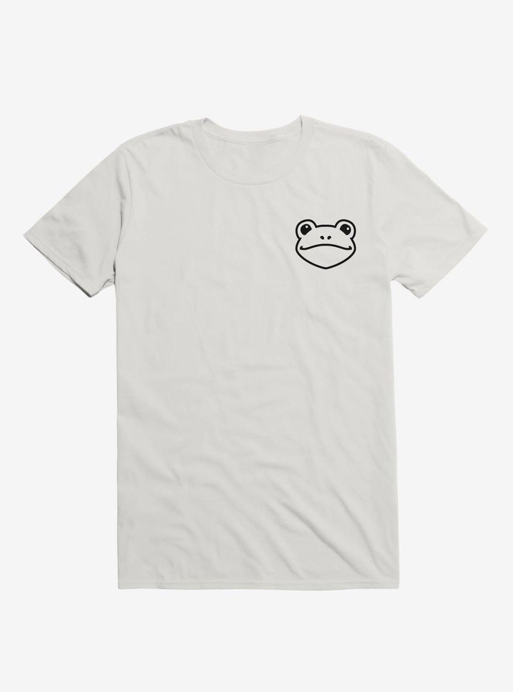 Frog Black and White Minimalist Pictogram T-Shirt