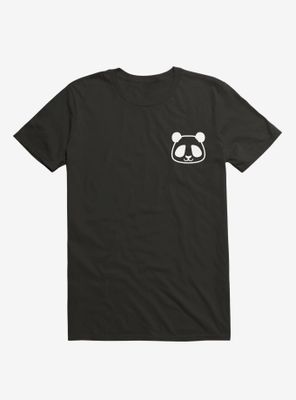 Panda Black and White Minimalist Pictogram