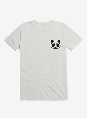 Panda Black and White Minimalist Pictogram T-Shirt