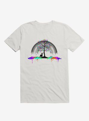 Melting Rainbow Colors Parasite T-Shirt