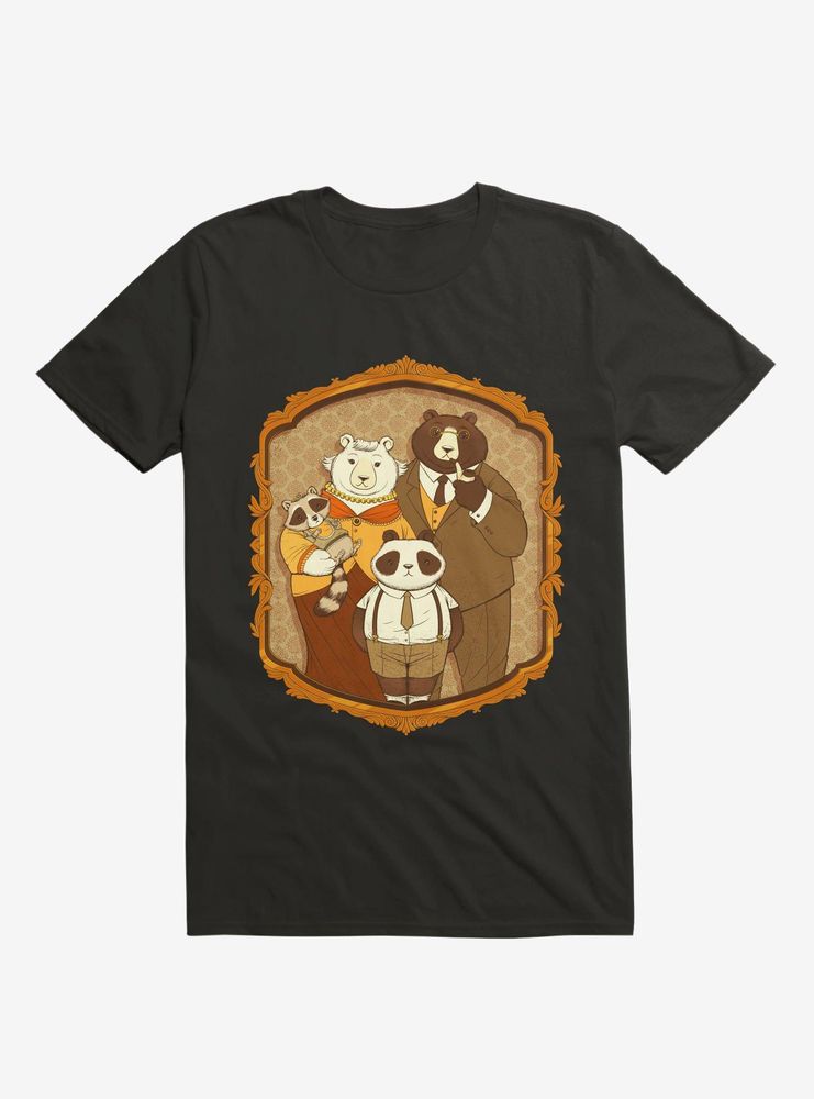 Family Portrait Mama Papa Bear T-Shirt