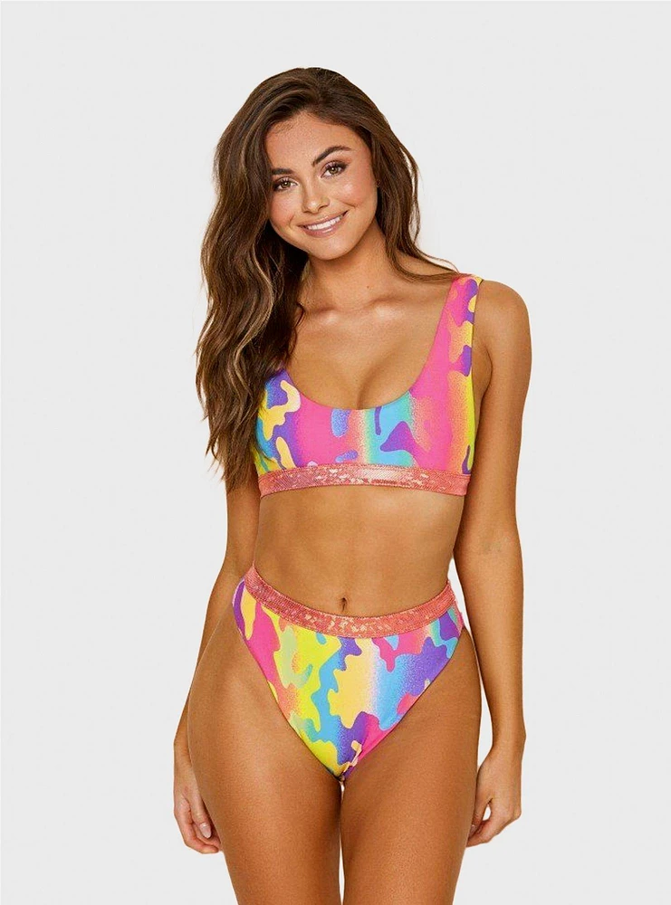 Dippin Daisys Ultra Swim Bottom Electric Camo