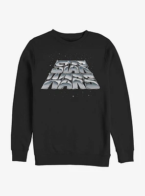 Star Wars Chrome Slant Logo Sweatshirt