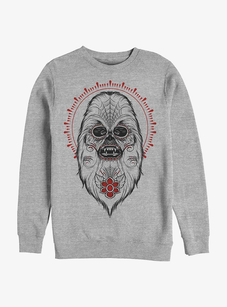 Star Wars Day Of The Dead Chewbacca Crew Sweatshirt