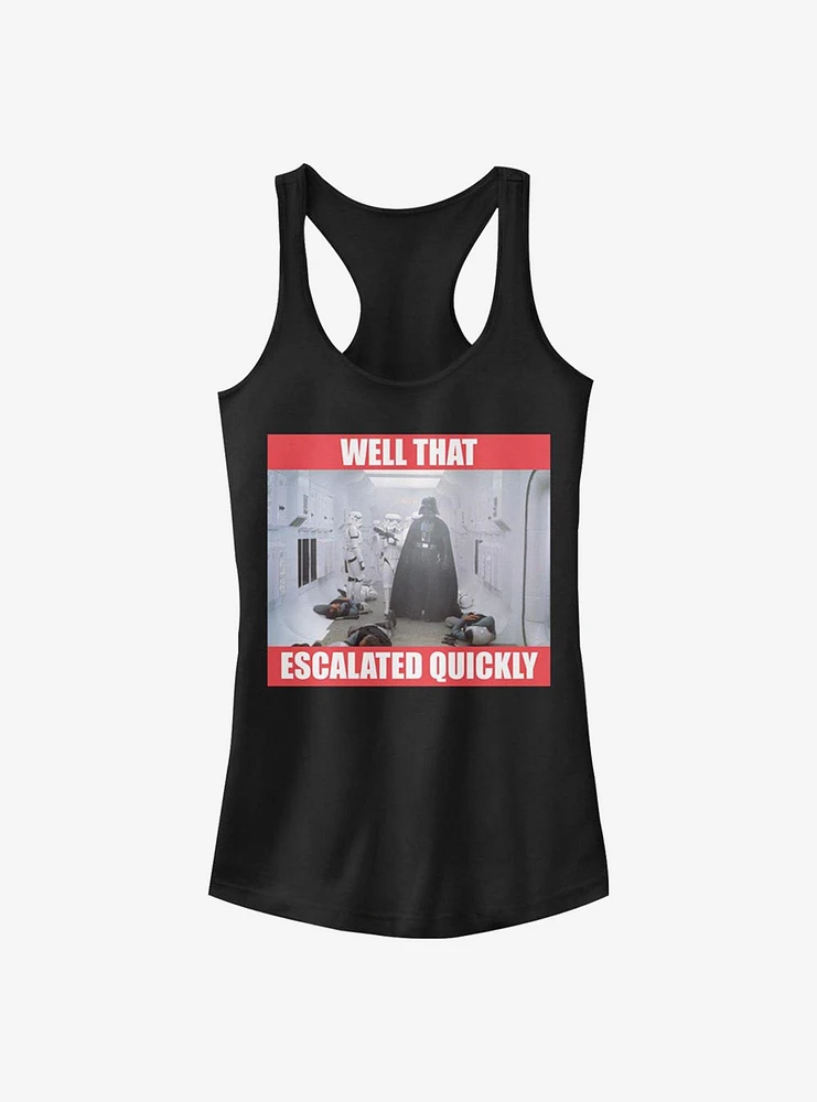 Star Wars Escalated Quickly Girls Tank