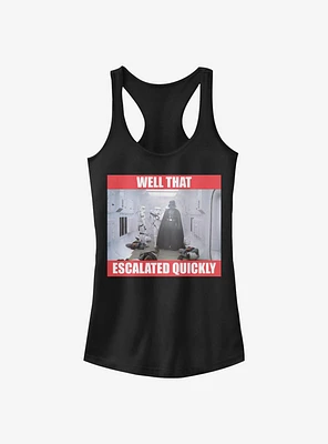 Star Wars Escalated Quickly Girls Tank