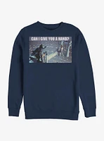 Star Wars Can I Give You A Hand Crew Sweatshirt